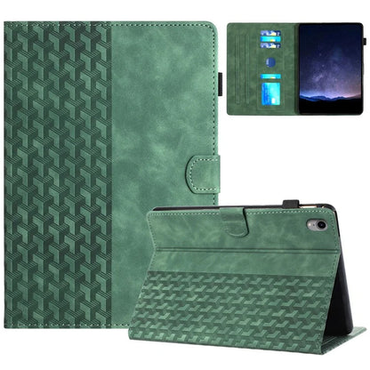 For iPad mini (2021) Anti-Scratch Case Building Block Imprinted Tablet Leather Cover