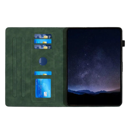 For iPad mini (2021) Anti-Scratch Case Building Block Imprinted Tablet Leather Cover