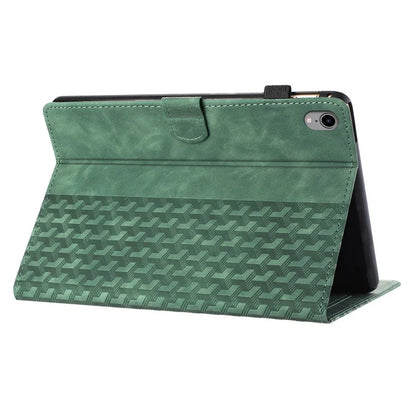 For iPad mini (2021) Anti-Scratch Case Building Block Imprinted Tablet Leather Cover
