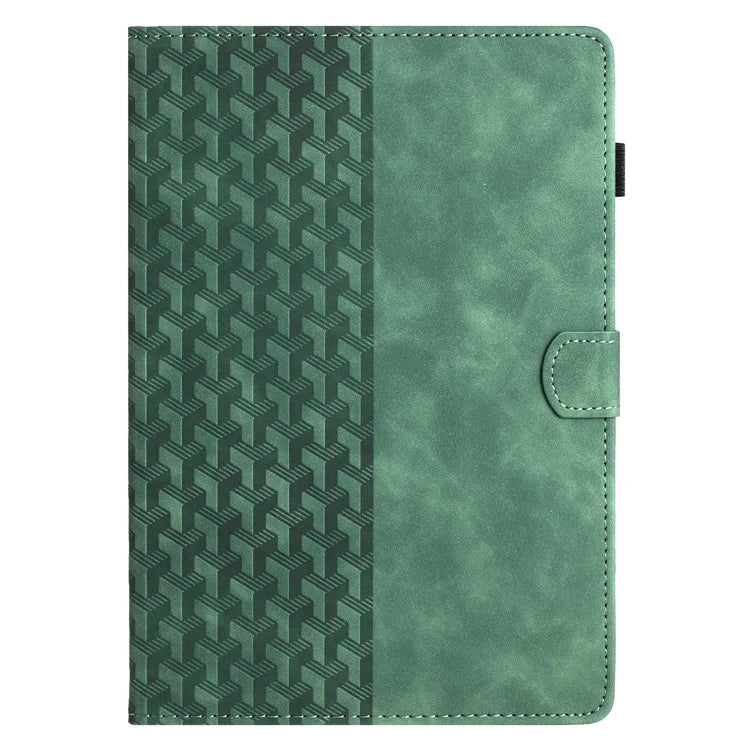 For iPad mini (2021) Anti-Scratch Case Building Block Imprinted Tablet Leather Cover