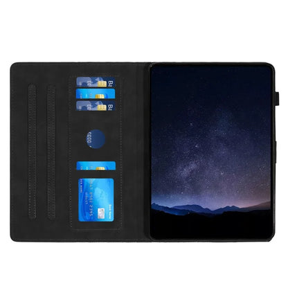 For iPad mini (2021) Anti-Scratch Case Building Block Imprinted Tablet Leather Cover