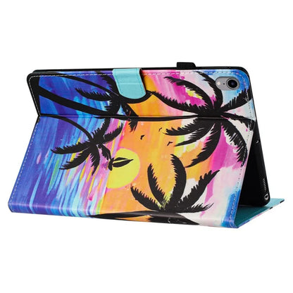 For iPad mini (2021) Card Holder Case Pattern Printing Horizontal Stand Tablet Leather Cover