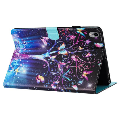 For iPad mini (2021) Card Holder Case Pattern Printing Horizontal Stand Tablet Leather Cover