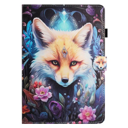 For iPad mini (2021) Card Holder Case Pattern Printing Horizontal Stand Tablet Leather Cover