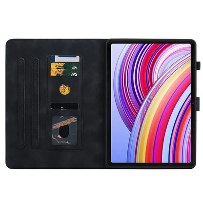 For Xiaomi Redmi Pad Pro / Redmi Pad Pro 5G / Poco Pad Shockproof Case Lily Flower Imprint Leather Tablet Cover