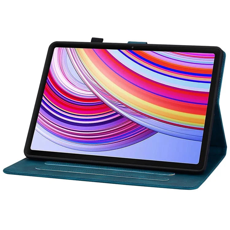 For Xiaomi Redmi Pad Pro / Redmi Pad Pro 5G / Poco Pad Shockproof Case Lily Flower Imprint Leather Tablet Cover