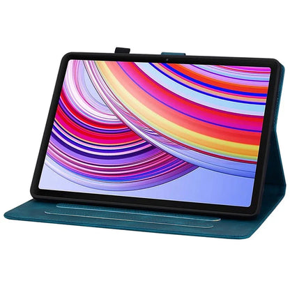 For Xiaomi Redmi Pad Pro / Redmi Pad Pro 5G / Poco Pad Shockproof Case Lily Flower Imprint Leather Tablet Cover