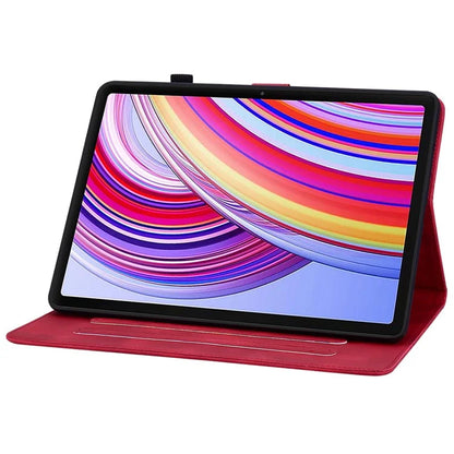 For Xiaomi Redmi Pad Pro / Redmi Pad Pro 5G / Poco Pad Shockproof Case Lily Flower Imprint Leather Tablet Cover