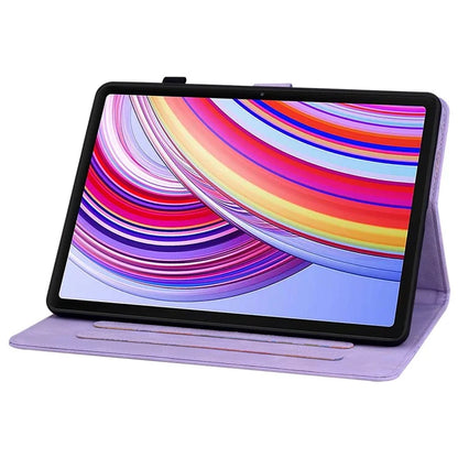 For Xiaomi Redmi Pad Pro / Redmi Pad Pro 5G / Poco Pad Shockproof Case Lily Flower Imprint Leather Tablet Cover
