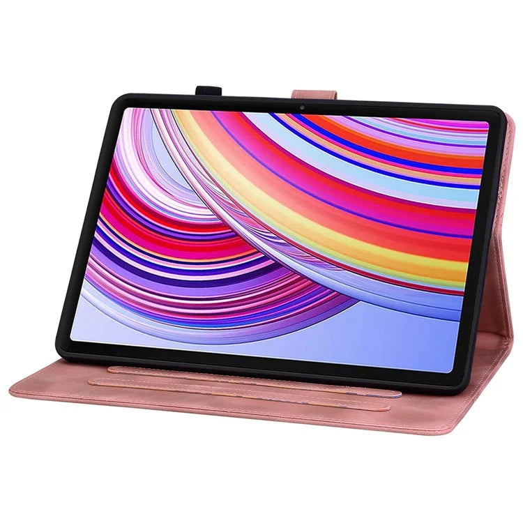For Xiaomi Redmi Pad Pro / Redmi Pad Pro 5G / Poco Pad Shockproof Case Lily Flower Imprint Leather Tablet Cover
