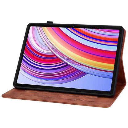 For Xiaomi Redmi Pad Pro / Redmi Pad Pro 5G / Poco Pad Shockproof Case Lily Flower Imprint Leather Tablet Cover