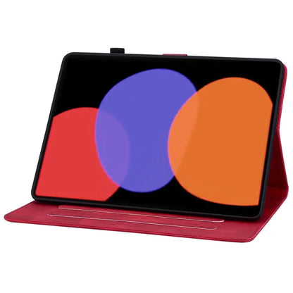 For Xiaomi Pad 6 / Pad 6 Pro Case Stand PU Leather Card Holder Tablet Cover Lily Flower Design