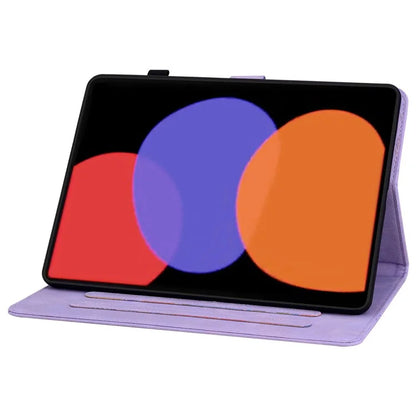 For Xiaomi Pad 6 / Pad 6 Pro Case Stand PU Leather Card Holder Tablet Cover Lily Flower Design