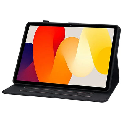 For Xiaomi Redmi Pad SE Lily Flower Case PU Leather Tablet Folio Shell Cover with Card Holder