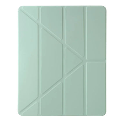 For iPad Air 13 (2024) Case PU Leather Origami Stand Clear Tablet Cover