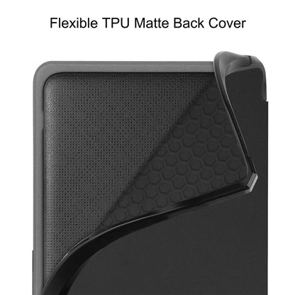 For Kobo Libra Colour Case PU Leather + TPU E-Reader Cover Support Auto Wake / Sleep