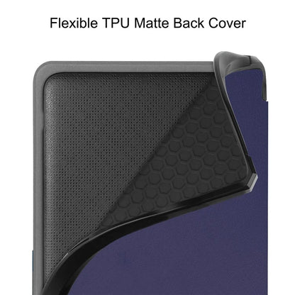 For Kobo Libra Colour Case PU Leather + TPU E-Reader Cover Support Auto Wake / Sleep