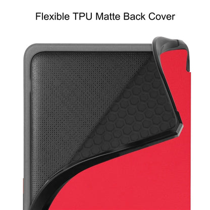 For Kobo Libra Colour Case PU Leather + TPU E-Reader Cover Support Auto Wake / Sleep