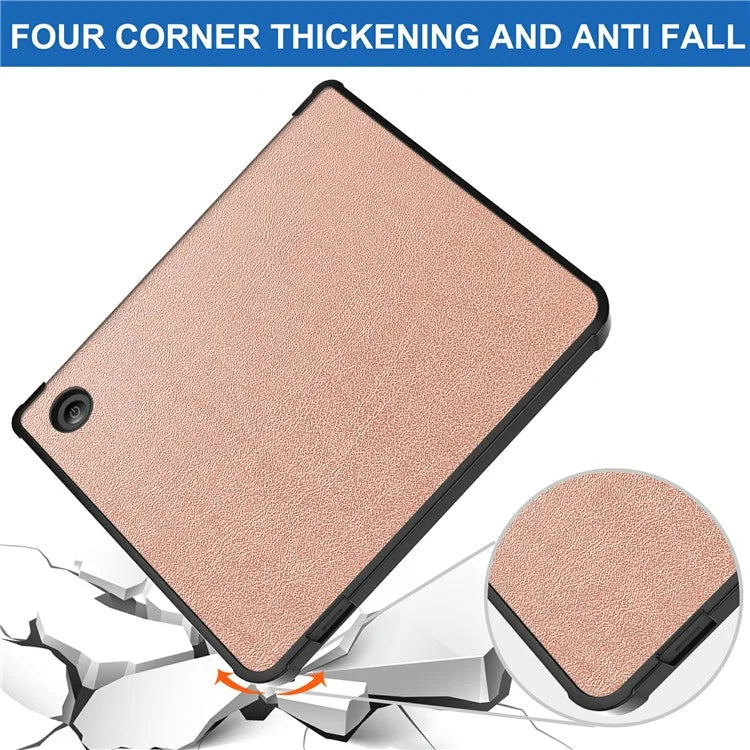 For Kobo Libra Colour Case PU Leather + TPU E-Reader Cover Support Auto Wake / Sleep