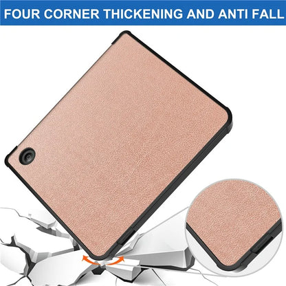 For Kobo Libra Colour Case PU Leather + TPU E-Reader Cover Support Auto Wake / Sleep