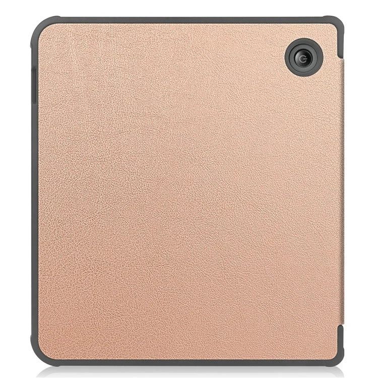 For Kobo Libra Colour Case PU Leather + TPU E-Reader Cover Support Auto Wake / Sleep