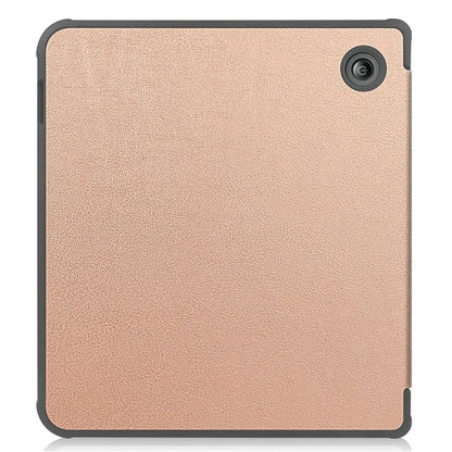 For Kobo Libra Colour Case PU Leather + TPU E-Reader Cover Support Auto Wake / Sleep