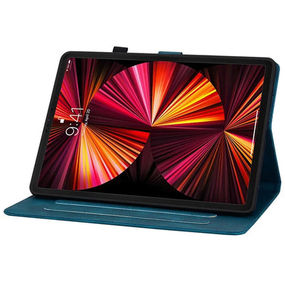 For iPad Pro 11-inch (2018) / (2020) / (2021) / (2022) / Air 11 (2024) / Air (2022) / (2020) Stand Case with Lily Flower Design