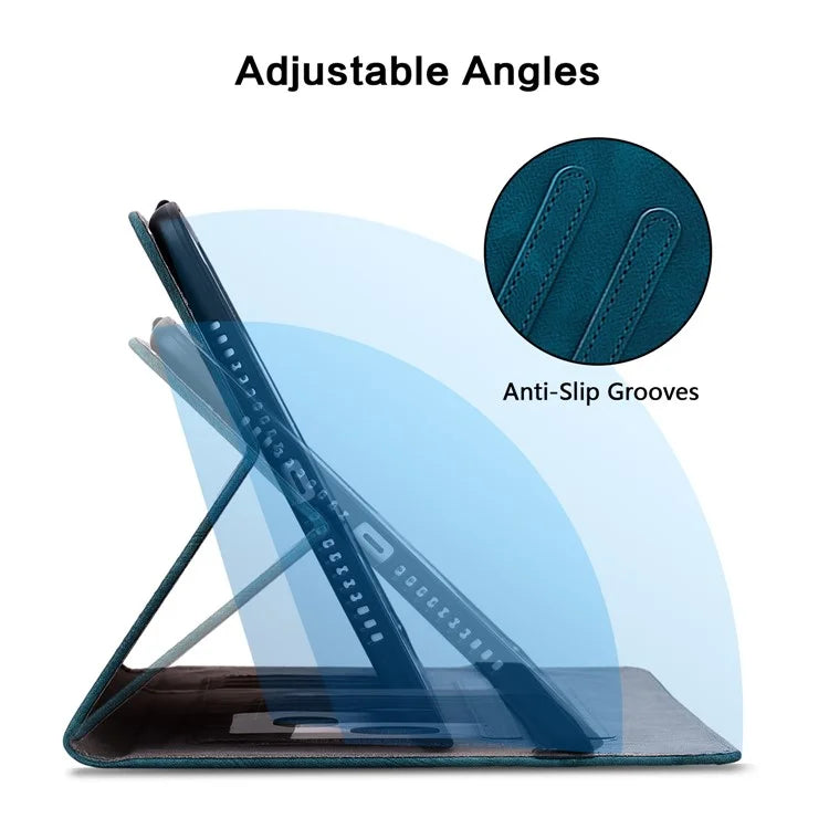 For iPad Pro 11-inch (2018) / (2020) / (2021) / (2022) / Air 11 (2024) / Air (2022) / (2020) Stand Case with Lily Flower Design