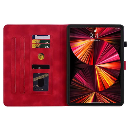 For iPad Pro 11-inch (2018) / (2020) / (2021) / (2022) / Air 11 (2024) / Air (2022) / (2020) Stand Case with Lily Flower Design