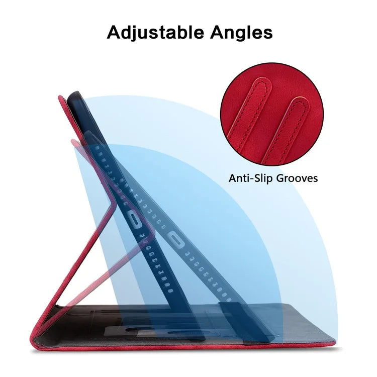 For iPad Pro 11-inch (2018) / (2020) / (2021) / (2022) / Air 11 (2024) / Air (2022) / (2020) Stand Case with Lily Flower Design