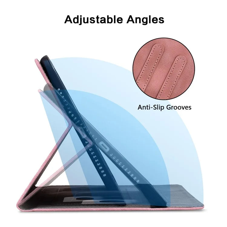 For iPad Pro 11-inch (2018) / (2020) / (2021) / (2022) / Air 11 (2024) / Air (2022) / (2020) Stand Case with Lily Flower Design