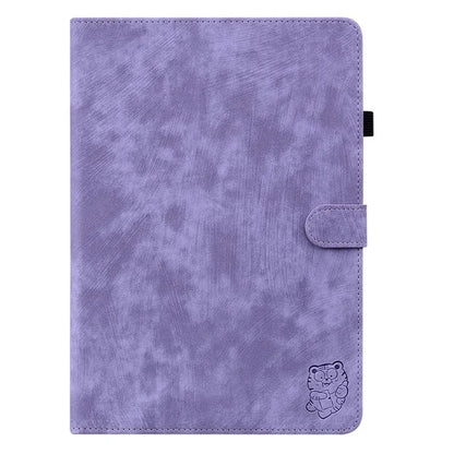 For Xiaomi Redmi Pad Pro / Redmi Pad Pro 5G / Poco Pad Case Cute Tiger Imprinted PU Leather Stand Tablet Cover