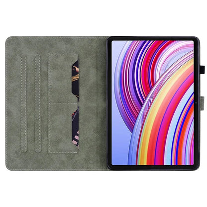 For Xiaomi Redmi Pad Pro / Redmi Pad Pro 5G / Poco Pad Case Cute Tiger Imprinted PU Leather Stand Tablet Cover