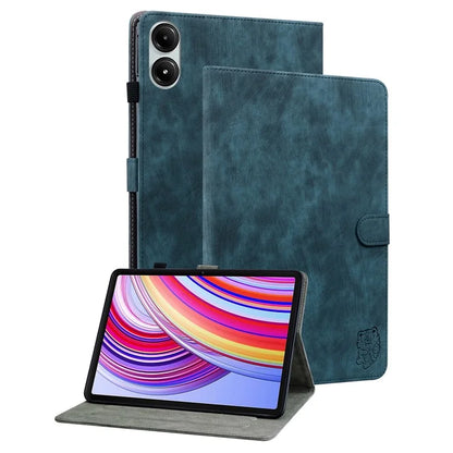 For Xiaomi Redmi Pad Pro / Redmi Pad Pro 5G / Poco Pad Case Cute Tiger Imprinted PU Leather Stand Tablet Cover