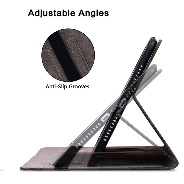 For iPad Air 11 (2024) Tablet Case Pattern PU Leather Stand Folio Tablet Cover with Card Holder