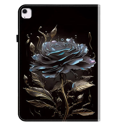 For iPad Air 11 (2024) Tablet Case Pattern PU Leather Stand Folio Tablet Cover with Card Holder