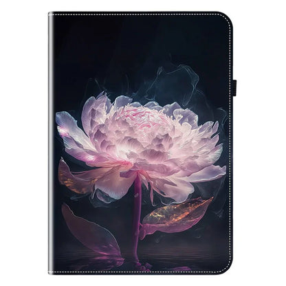 For iPad Air 11 (2024) Tablet Case Pattern PU Leather Stand Folio Tablet Cover with Card Holder