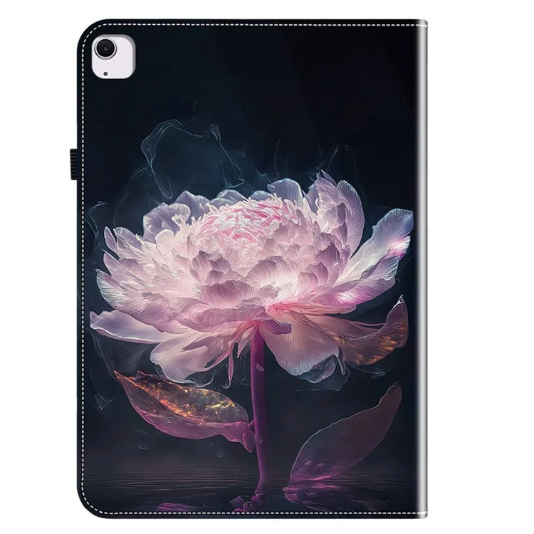 For iPad Air 11 (2024) Tablet Case Pattern PU Leather Stand Folio Tablet Cover with Card Holder