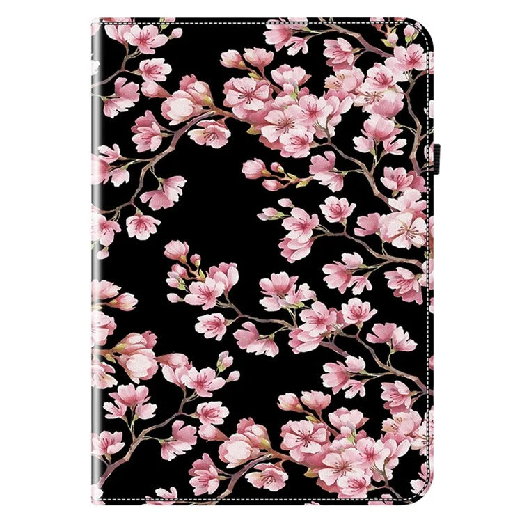 For iPad Pro 11 (2024) Case Stylish Pattern PU Leather Stand Tablet Cover with Card Slots