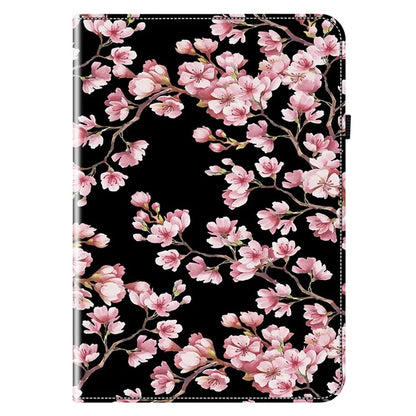 For iPad Pro 11 (2024) Case Stylish Pattern PU Leather Stand Tablet Cover with Card Slots
