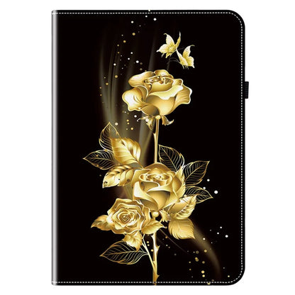 For iPad Pro 11 (2024) Case Stylish Pattern PU Leather Stand Tablet Cover with Card Slots