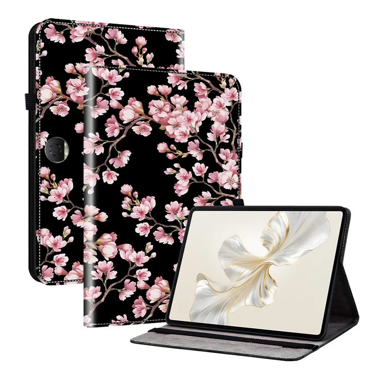 For Honor Pad 9 Card Slot Case Pattern Print PU Leather Tablet Cover