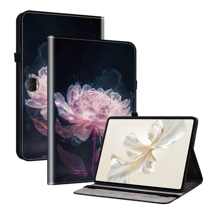 For Honor Pad 9 Card Slot Case Pattern Print PU Leather Tablet Cover