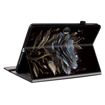 For Honor Pad 9 Card Slot Case Pattern Print PU Leather Tablet Cover