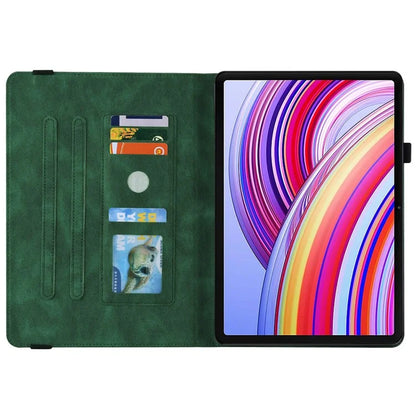 For Xiaomi Redmi Pad Pro / Redmi Pad Pro 5G / Poco Pad Protective Cover PU Leather Butterfly Flower Stand Tablet Case