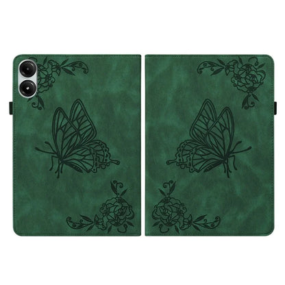 For Xiaomi Redmi Pad Pro / Redmi Pad Pro 5G / Poco Pad Protective Cover PU Leather Butterfly Flower Stand Tablet Case