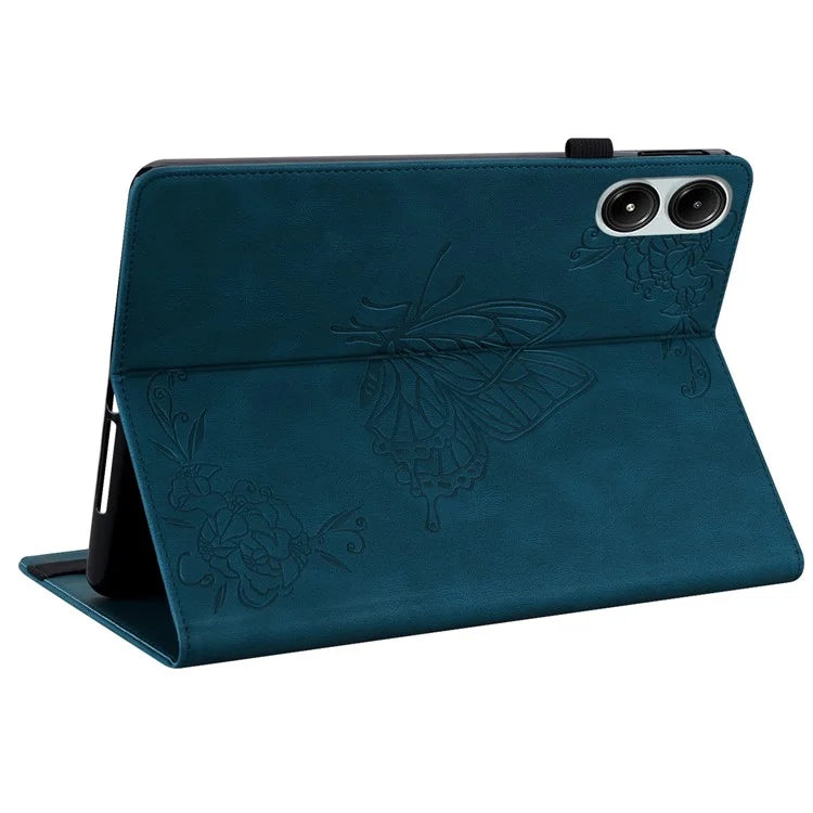 For Xiaomi Redmi Pad Pro / Redmi Pad Pro 5G / Poco Pad Protective Cover PU Leather Butterfly Flower Stand Tablet Case