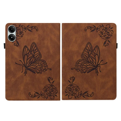 For Xiaomi Redmi Pad Pro / Redmi Pad Pro 5G / Poco Pad Protective Cover PU Leather Butterfly Flower Stand Tablet Case