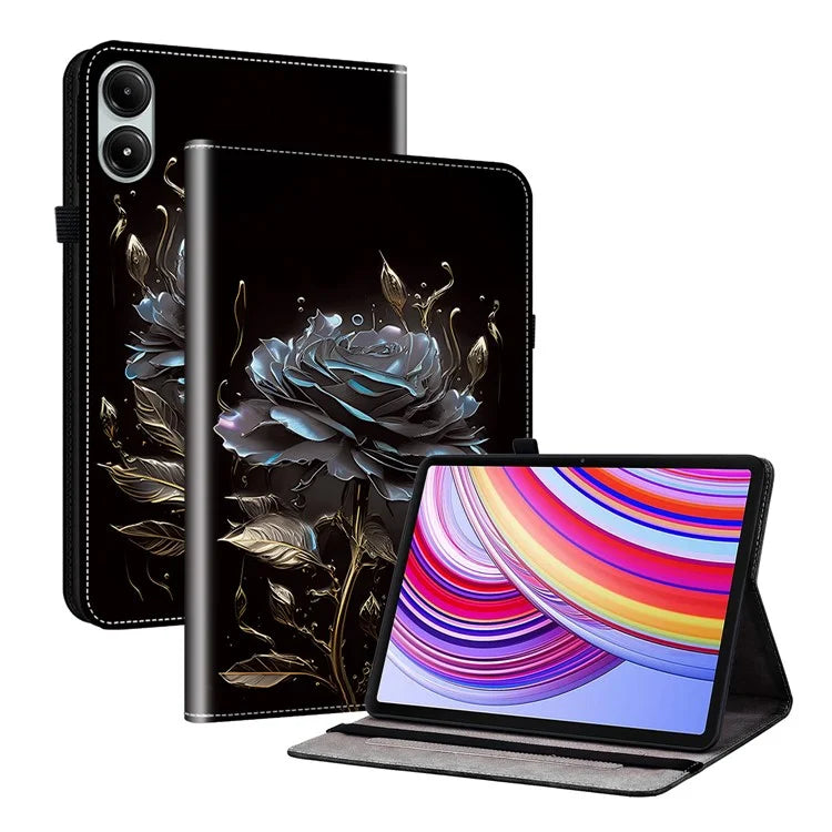 For Xiaomi Redmi Pad Pro / Redmi Pad Pro 5G / Poco Pad Case with Card Slots PU Leather Stand Tablet Cover