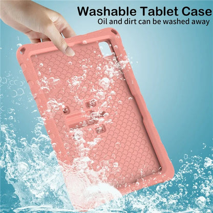 For Samsung Galaxy Tab A9+ Case Butterfly Kickstand EVA Tablet Cover with Shoulder Strap